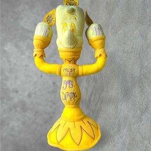 Disney Store Beauty and The Beast Lumiere Candle wisdom plush